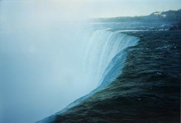 Photograph of Niagara Falls - description follows
